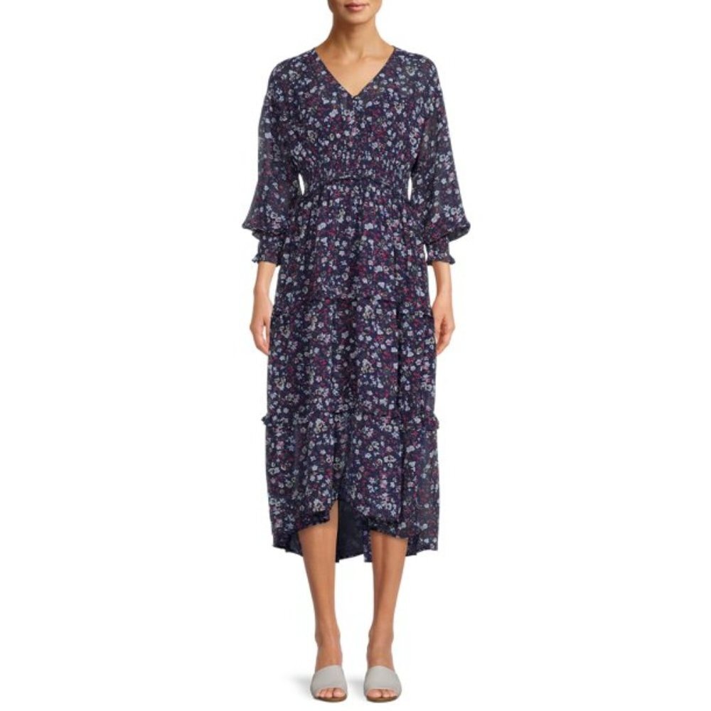 Time and Tru Women's Printed Dress